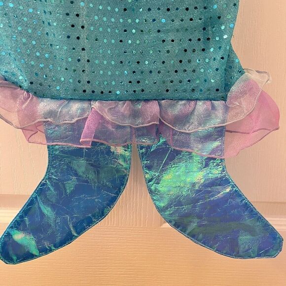 Popatu Mermaid Dress Costume Dress-Up Tulle Girls Size Small 3-4 years NWT - Picture 9 of 12